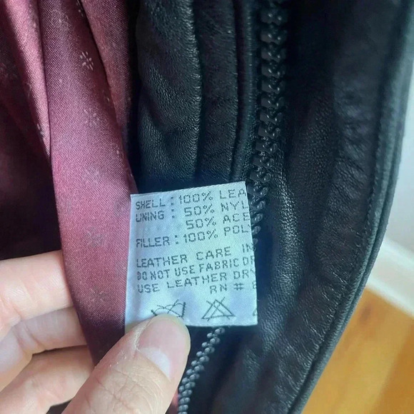 Vintage Montee Leather Bomber Jacket| XL - Picture 11 of 13